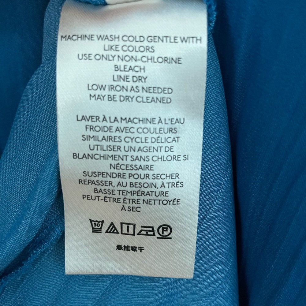 Maeve By Anthropologie Cerulean Blue Dress Size XXS - Picture 7 of 8